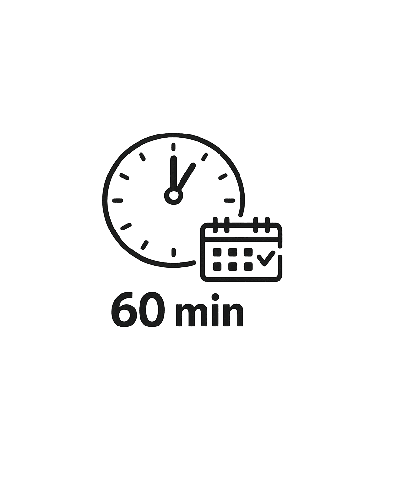 Book a 60-minute consultation